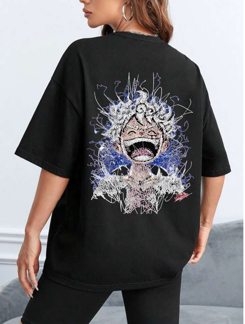 Luffy Oversized Graphic Tee