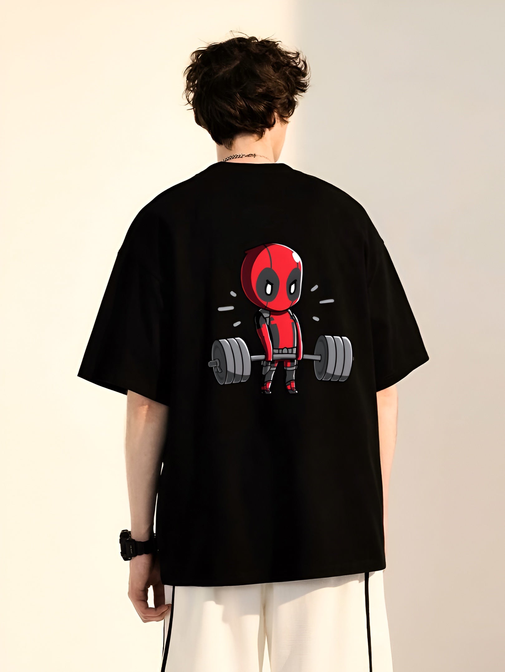 Just Lift The Deadlift | Oversized Gym Guys T-Shirt